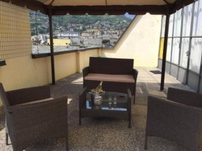 Aosta centro storico e splendida vista panoramica